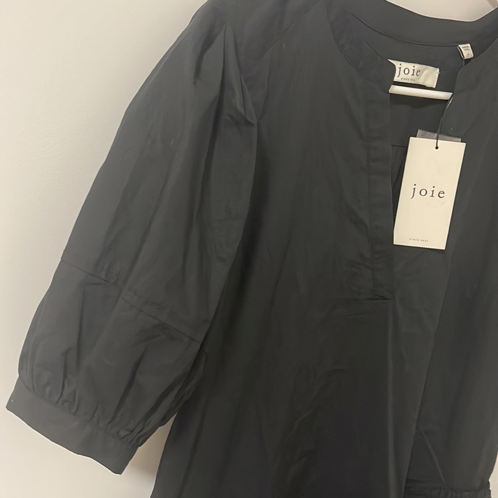 Joie Courtrine Black Cotton Dress - Picture 7 of 10
